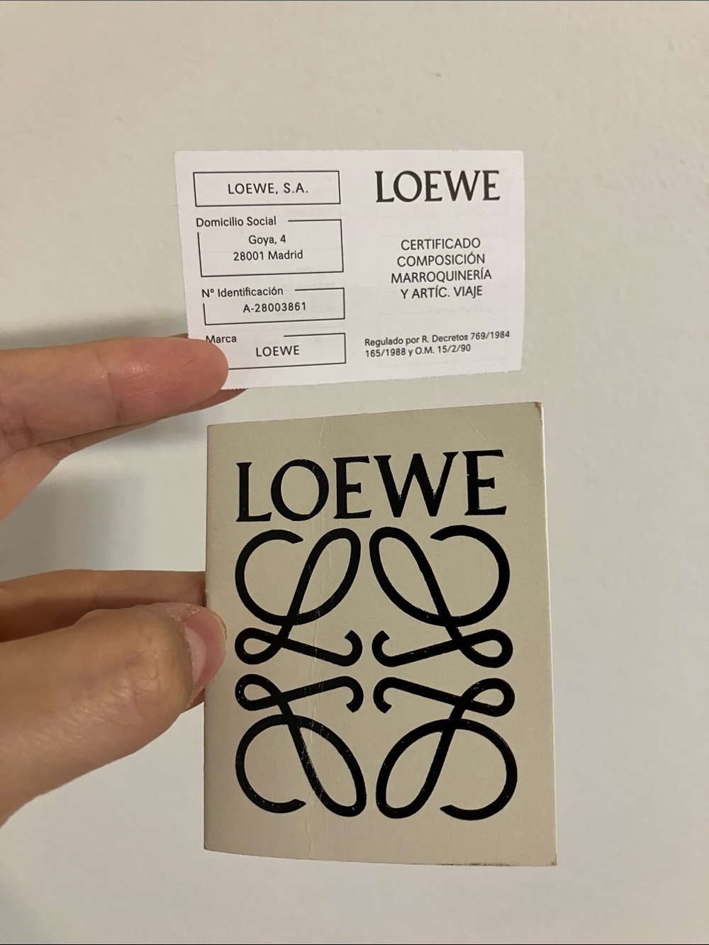 Loewe White Leather Hammock Bag - Picture 4 of 9